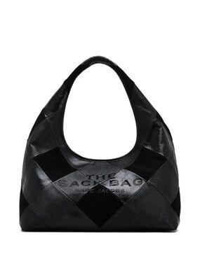 Marc Jacobs The Leather Sack bag Black Quilted Patchwork Leather Hobo